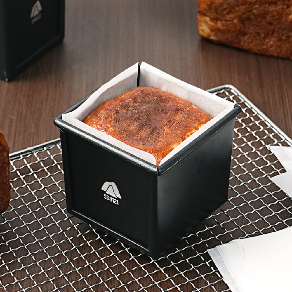 ◎10張入◎250g/450g用一次性免裁剪水立方鹼水吐司盒專用油紙/免脫模家用烘焙蛋糕烘焙紙/可重覆使用烘焙防油紙/低-細節圖3