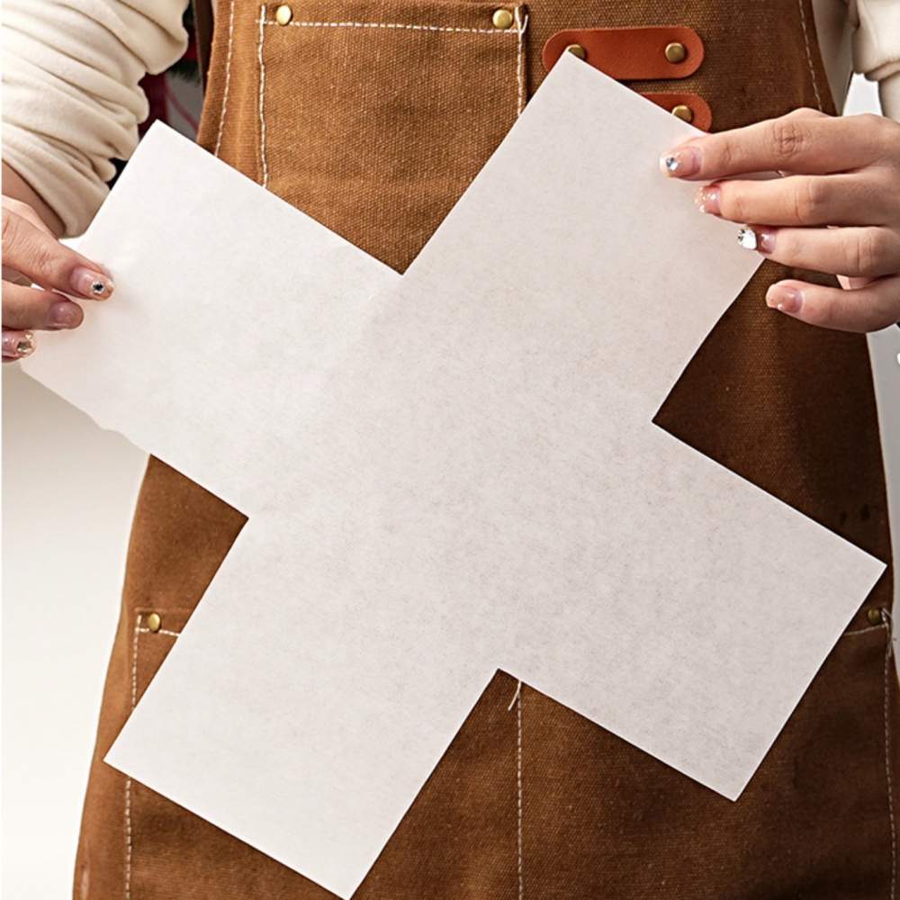 ◎10張入◎250g/450g用一次性免裁剪水立方鹼水吐司盒專用油紙/免脫模家用烘焙蛋糕烘焙紙/可重覆使用烘焙防油紙/低-細節圖6