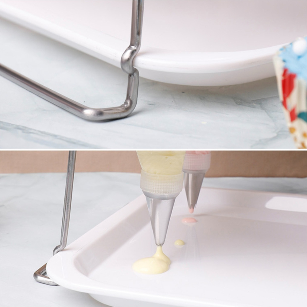 帶托盤款DIY奶油裱花袋放置架/裱花展示架/擺放架/DIY模具展示架/多功能蛋糕裱花架-細節圖6