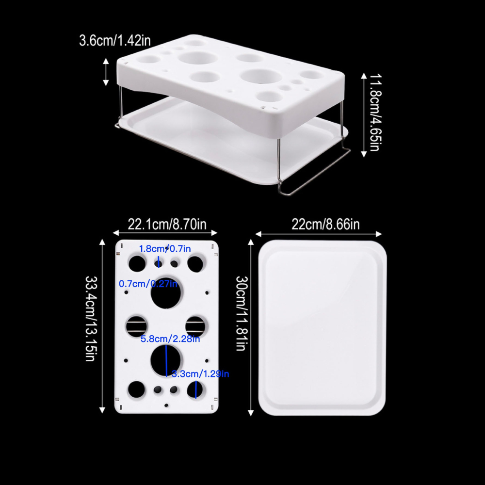 帶托盤款DIY奶油裱花袋放置架/裱花展示架/擺放架/DIY模具展示架/多功能蛋糕裱花架-細節圖8