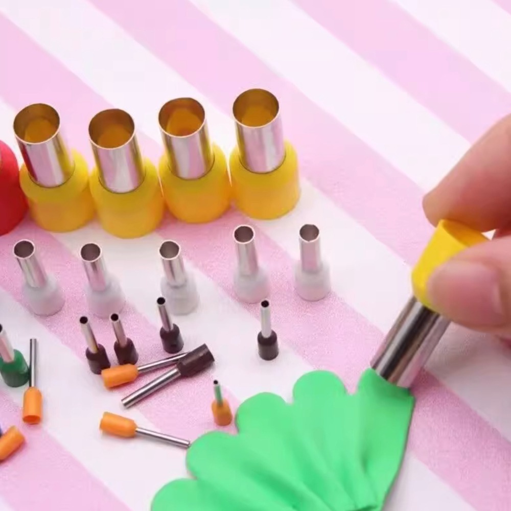 ◎8件/40件組◎翻糖人偶切圓工具組/摳圓器/迷你小圓形切模/壓痕切圓不鏽鋼黏土端子模-細節圖3