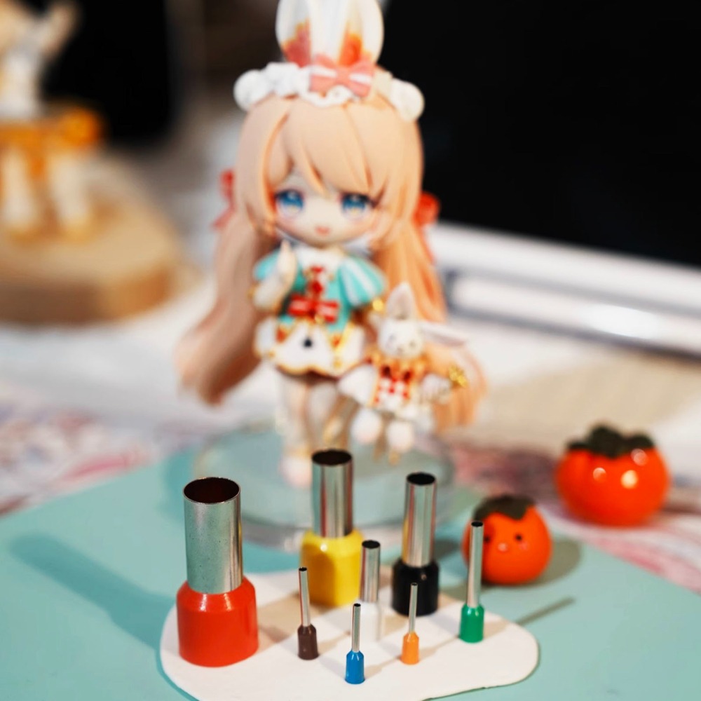 ◎8件/40件組◎翻糖人偶切圓工具組/摳圓器/迷你小圓形切模/壓痕切圓不鏽鋼黏土端子模-細節圖4