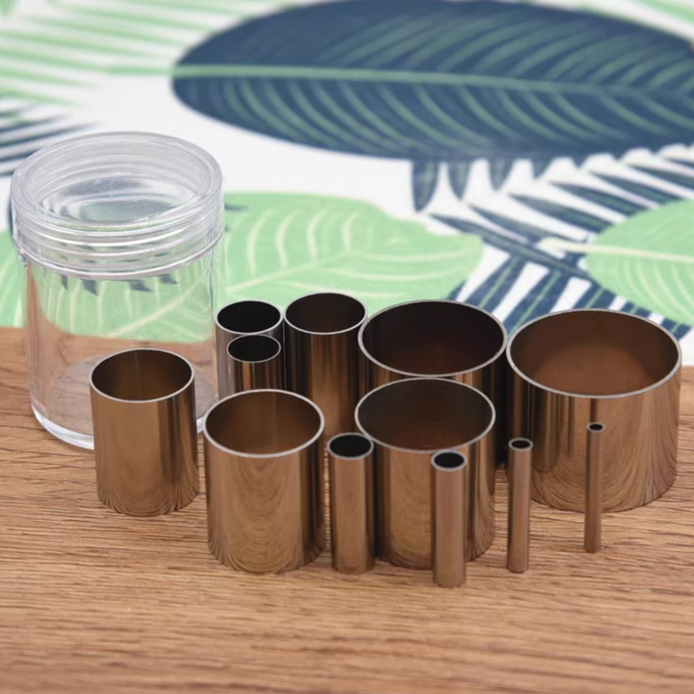 ◎7/12PCS◎不鏽鋼迷你翻糖圓切模/軟陶耳環人偶扣圓模具/空心打孔刀/超輕量黏土陶泥工具陶藝工具-細節圖3