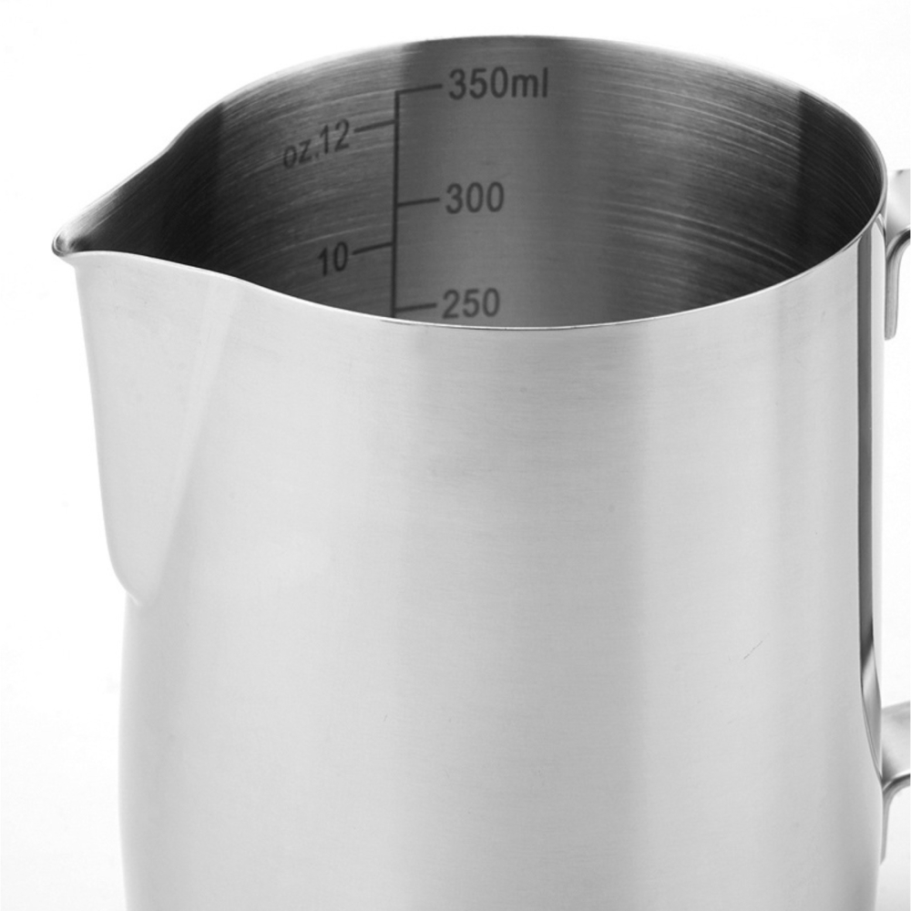 ◎350/600ml◎加厚304咖啡不鏽鋼內刻度拉花杯/尖嘴拉花杯/專業咖啡機奶泡杯/導流嘴咖啡杯器具-細節圖3