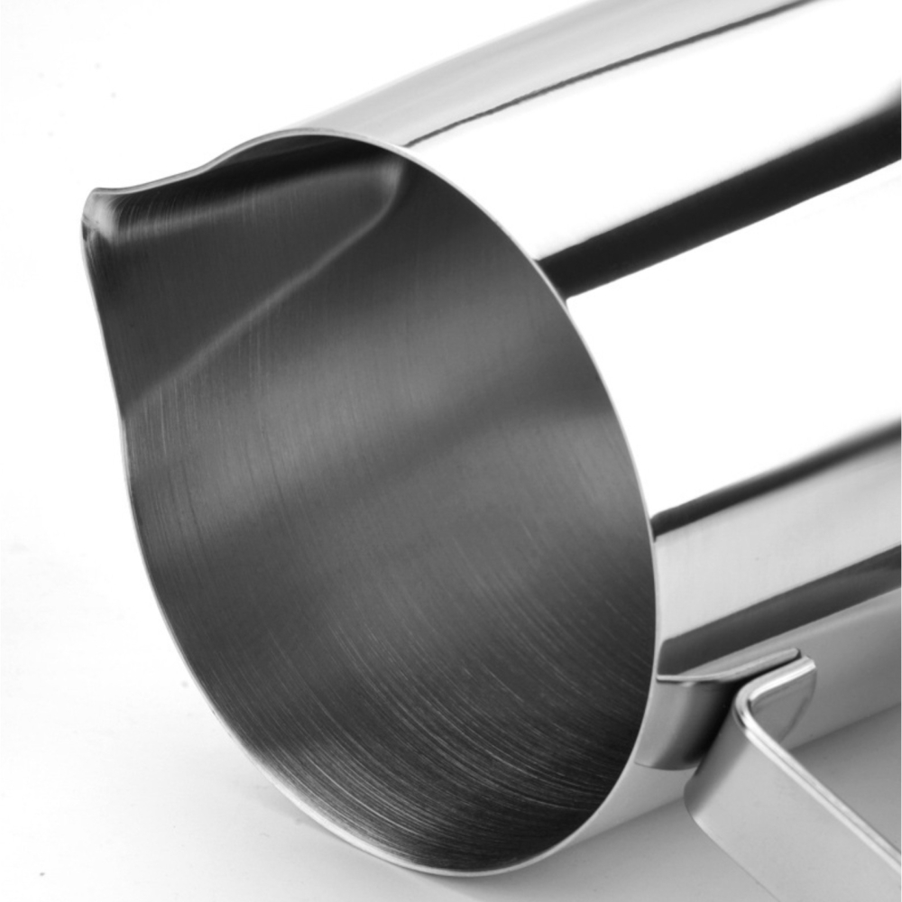 ◎350/600ml◎加厚304咖啡不鏽鋼內刻度拉花杯/尖嘴拉花杯/專業咖啡機奶泡杯/導流嘴咖啡杯器具-細節圖4