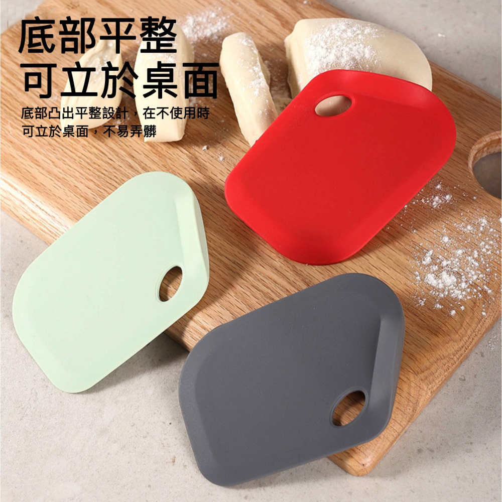 可立式矽膠刮刀/家用刮刀一體成型揉麵刮板/切麵團奶油刮刀/可立式切麵刀-細節圖4