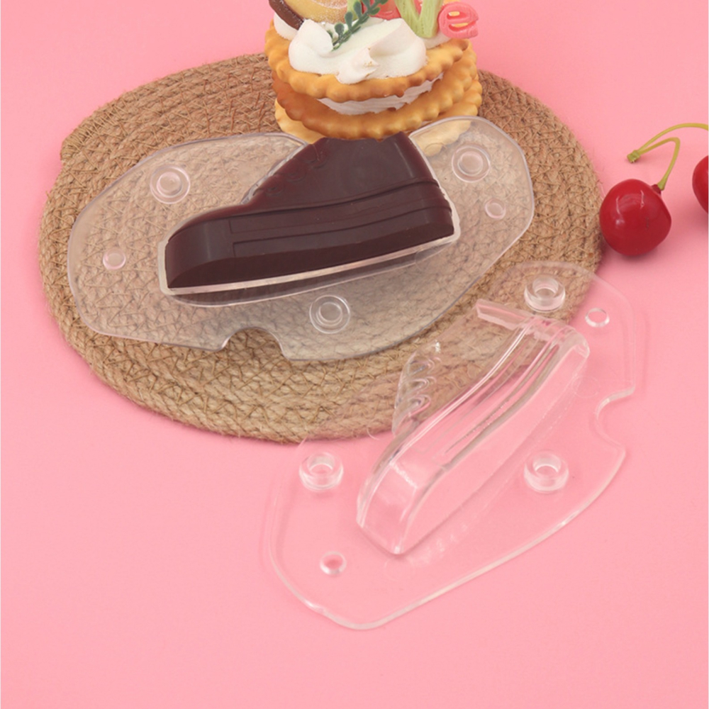 ◎3D立體小號童鞋籃球鞋DIY巧克力模具/透明ABS環保塑料硬模/手工巧克力模具-細節圖4