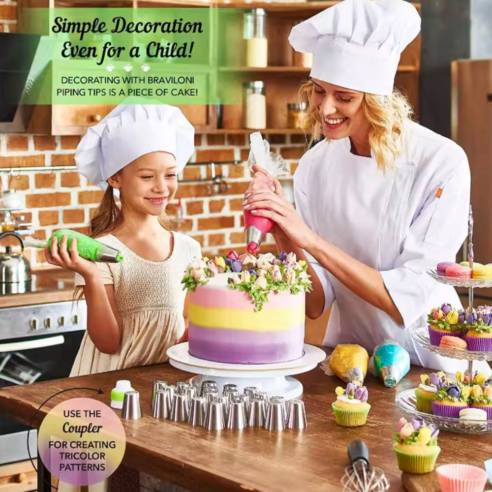 ◎26件套◎俄羅斯裱花嘴套裝(大號)/奶油擠花嘴/304不銹鋼內外無縫拋光-細節圖2