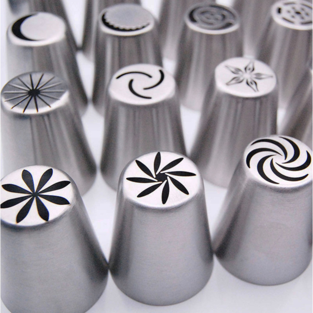 ◎26件套◎俄羅斯裱花嘴套裝(大號)/奶油擠花嘴/304不銹鋼內外無縫拋光-細節圖5