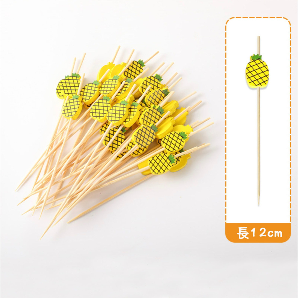 ◎20支◎木質多款水果造型冰糖葫蘆竹籤/一次性漢堡造型水果籤/家庭親子DIY烘焙製作工具/派對雞尾酒籤-細節圖11