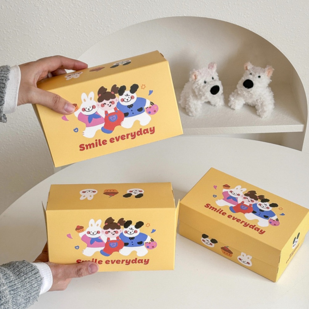 ◎2入◎Goodfriend奶黃小盒翻蓋包裝盒/司康烘焙餅乾禮盒/烘焙禮盒牛軋糖曲奇餅乾盒子/點心雪花酥糖果包裝空盒-細節圖4