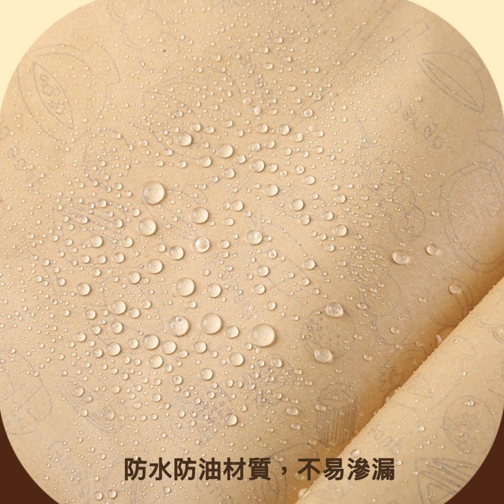 ◎15*16cm/20*21cm◎一次性三明治麵包甜甜圈淋膜防油紙袋(約50只入)/點心包裝牛皮紙袋/單面印刷牛皮紙防油-細節圖4