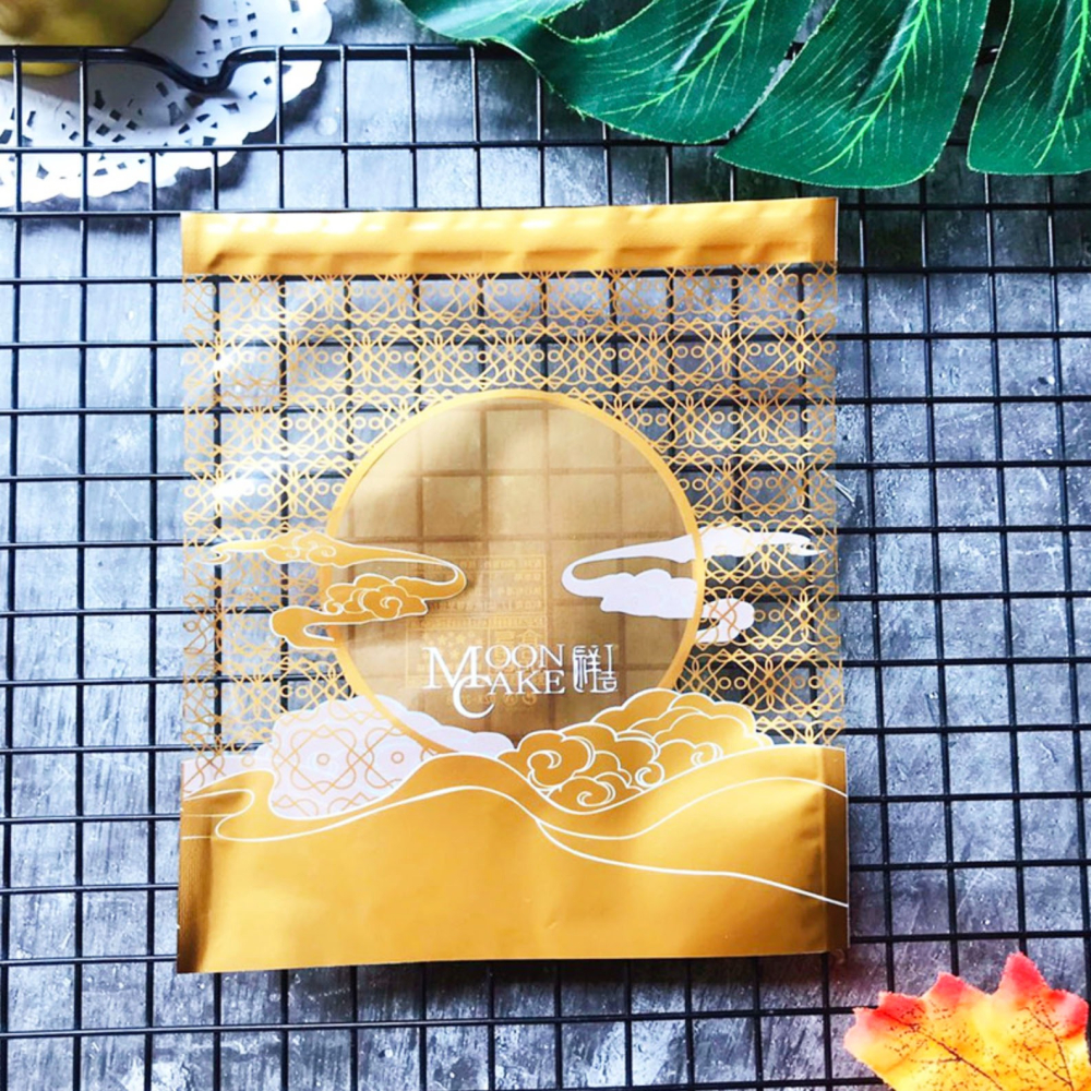 ◎13.5x15cm◎125g吉祥雲月餅蛋黃酥包裝機封袋(約50只裝)/方塊酥曲奇餅點心袋/鳳梨雪花酥包裝袋/花茶茶葉袋-細節圖3