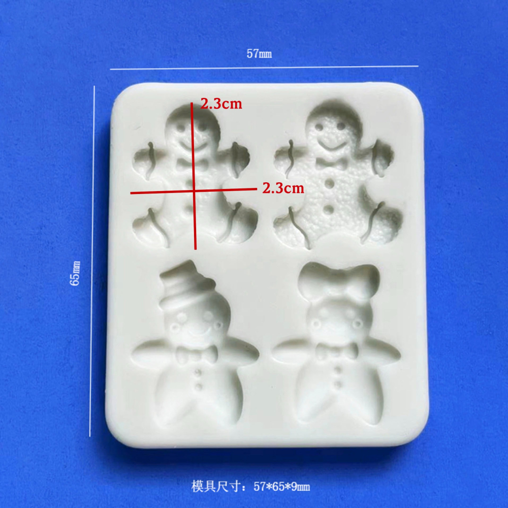 ◎多款可選◎聖誕系列液態矽膠模具/翻糖液體矽膠模/DIY香薰石膏模具/手工皂模/創意巧克力矽膠模具-細節圖7