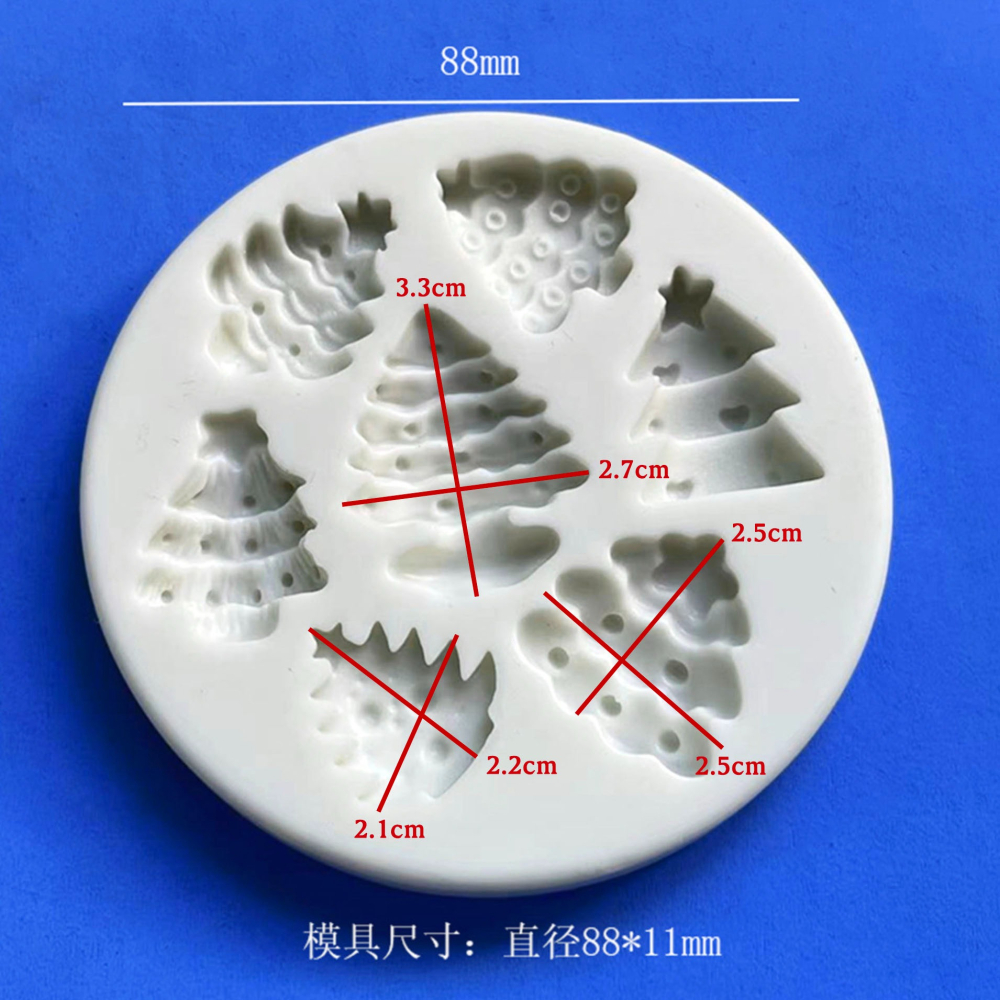 ◎多款可選◎聖誕系列液態矽膠模具/翻糖液體矽膠模/DIY香薰石膏模具/手工皂模/創意巧克力矽膠模具-細節圖9