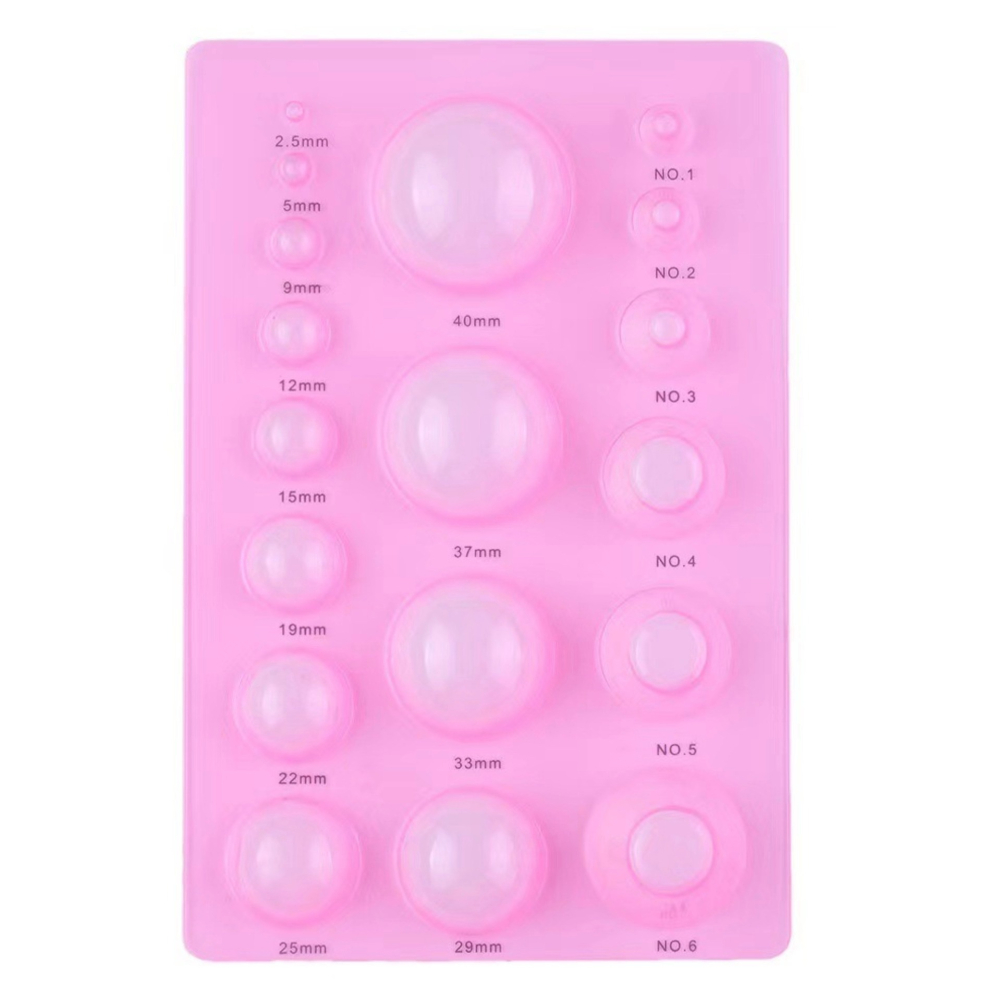 ◎小/大號◎手工翻糖半圓形球形後腦勺模具/翻糖取泥器/超輕量陶土軟陶泥壓模樹脂黏土工具/凹凸球型造型器黏土工具/DIYQ-細節圖6