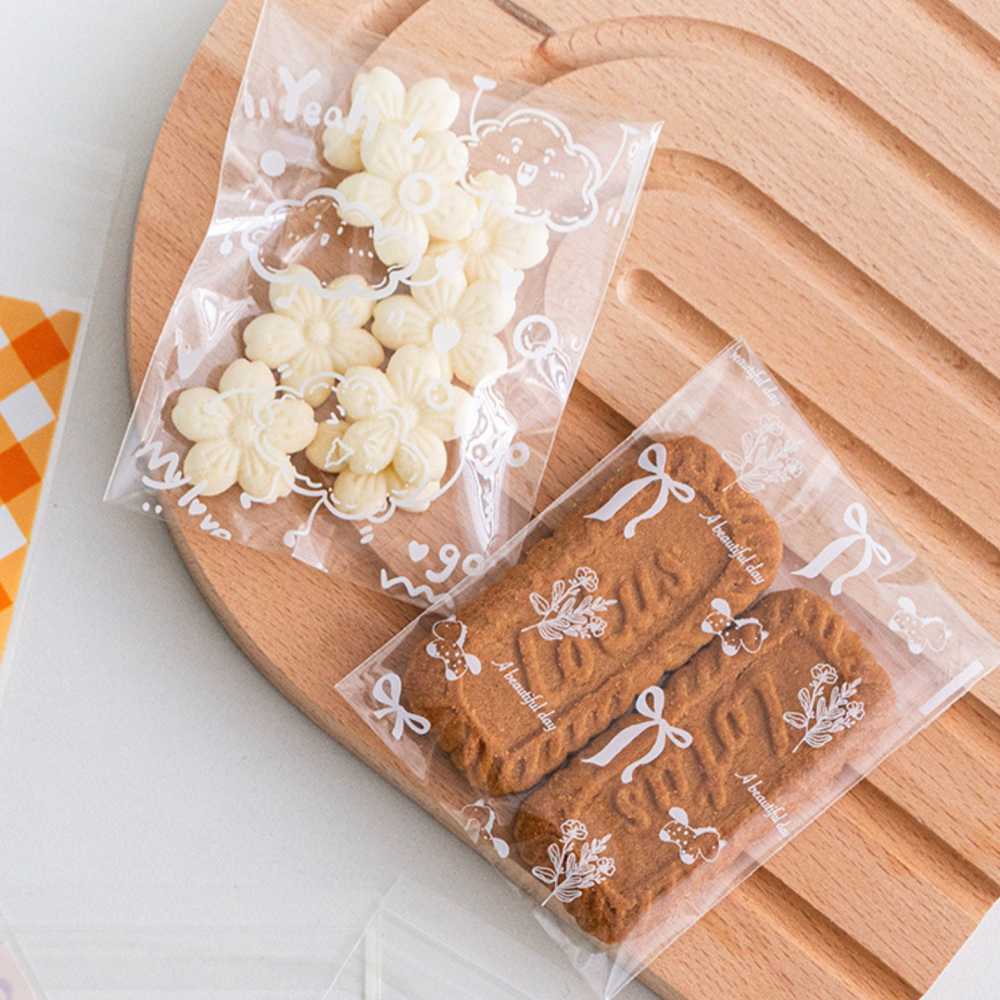 ◎8*10+3cm◎透明雲朵點心糖果OPP自黏餅乾袋(約100只裝)/點心糖果包裝袋/自黏自封袋烘焙曲奇餅乾單獨小包裝袋-細節圖4