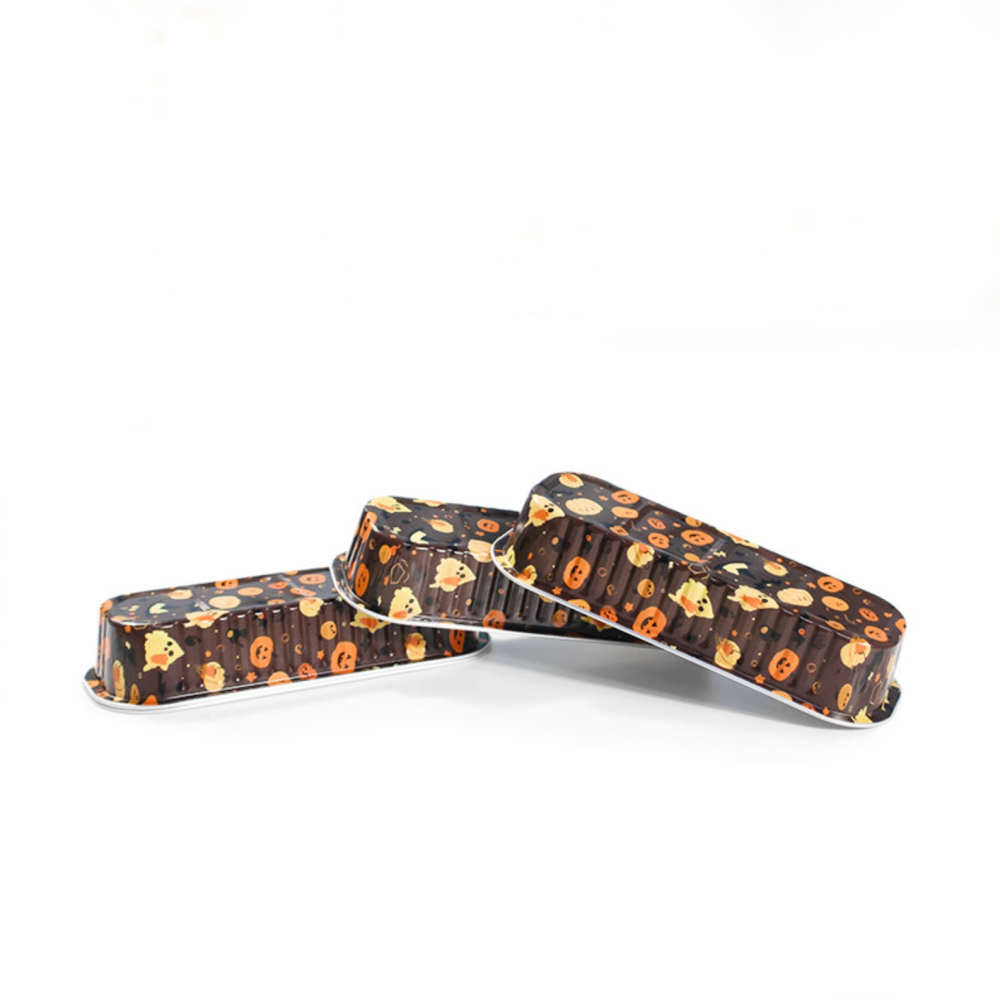 ◎10只入◎萬聖節圓形烘焙鋁箔蛋糕杯(含透明高蓋)/雪媚娘馬芬包裝盒/戚風杯子蛋糕捲口杯/家用防油耐高溫麵包點心鋁箔杯-細節圖3