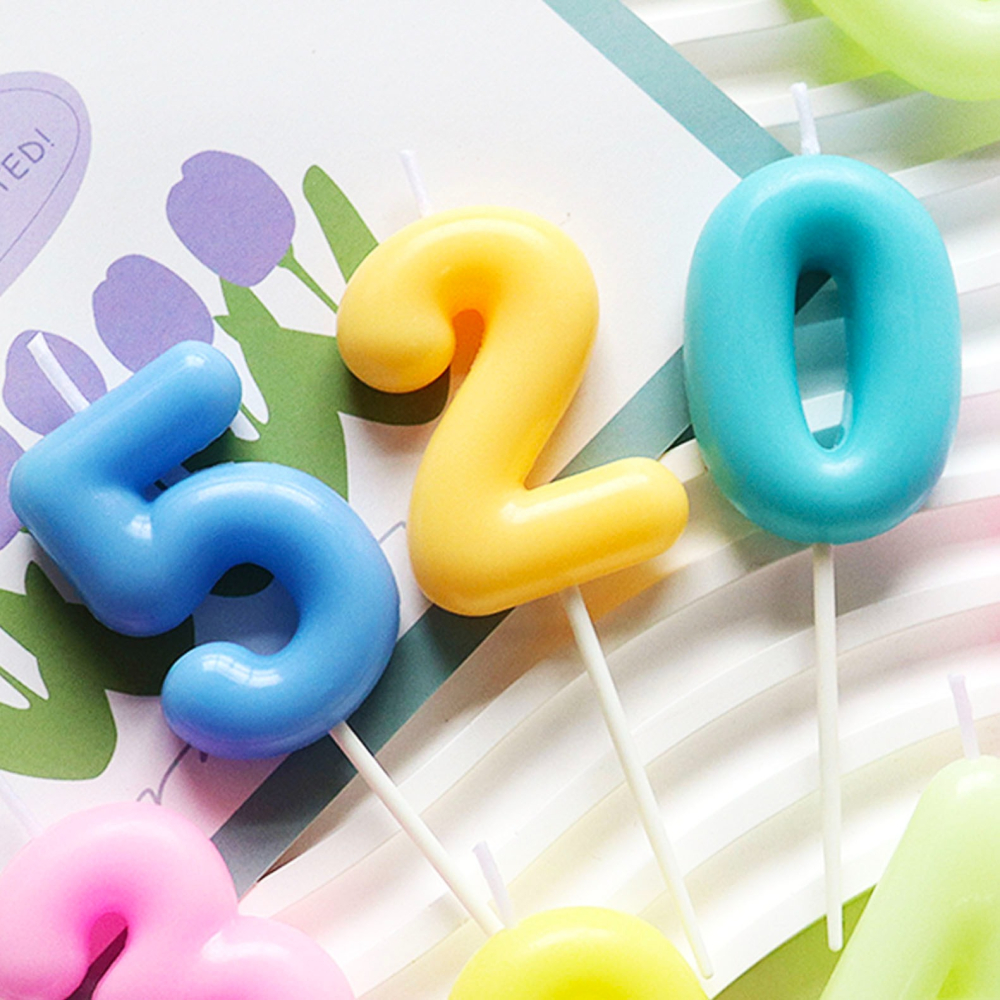 ◎0~9可選◎馬卡龍數字生日蛋糕蠟燭/浪漫求婚表白道具/漸變香薰蠟燭/蛋糕裝飾/創意派對佈置/成人兒童無煙週歲彩色蠟燭-細節圖3