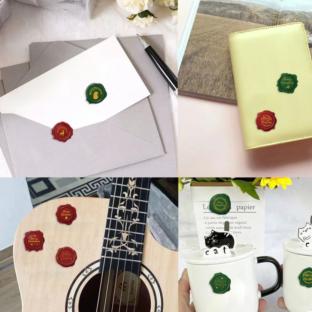 ◎500枚/卷◎聖誕印章異形封口貼紙/聖誕節捲捲貼紙餅乾袋裝飾貼/禮盒禮物貼紙/pvc不乾膠裝飾貼紙-細節圖4