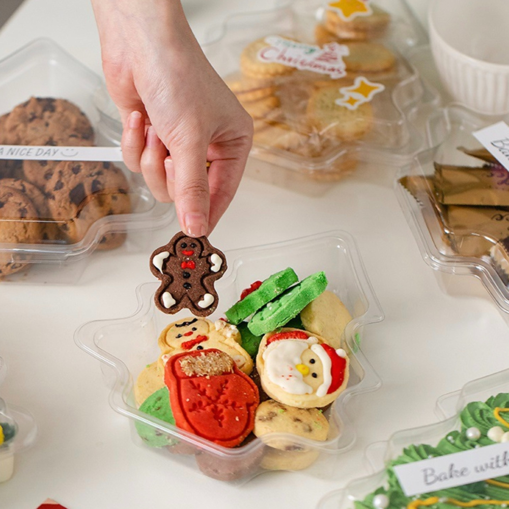 ◎5入◎聖誕樹造型天地蓋加厚防霧吸塑包裝盒/鮮水果塑料包裝盒/曲奇糖霜餅乾糖果禮盒/天地蓋PET吸塑盒-細節圖6