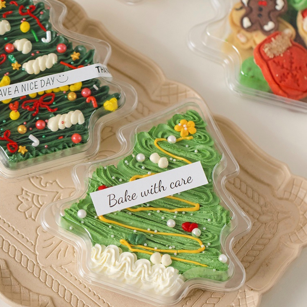 ◎5入◎聖誕樹造型天地蓋加厚防霧吸塑包裝盒/鮮水果塑料包裝盒/曲奇糖霜餅乾糖果禮盒/天地蓋PET吸塑盒-細節圖7