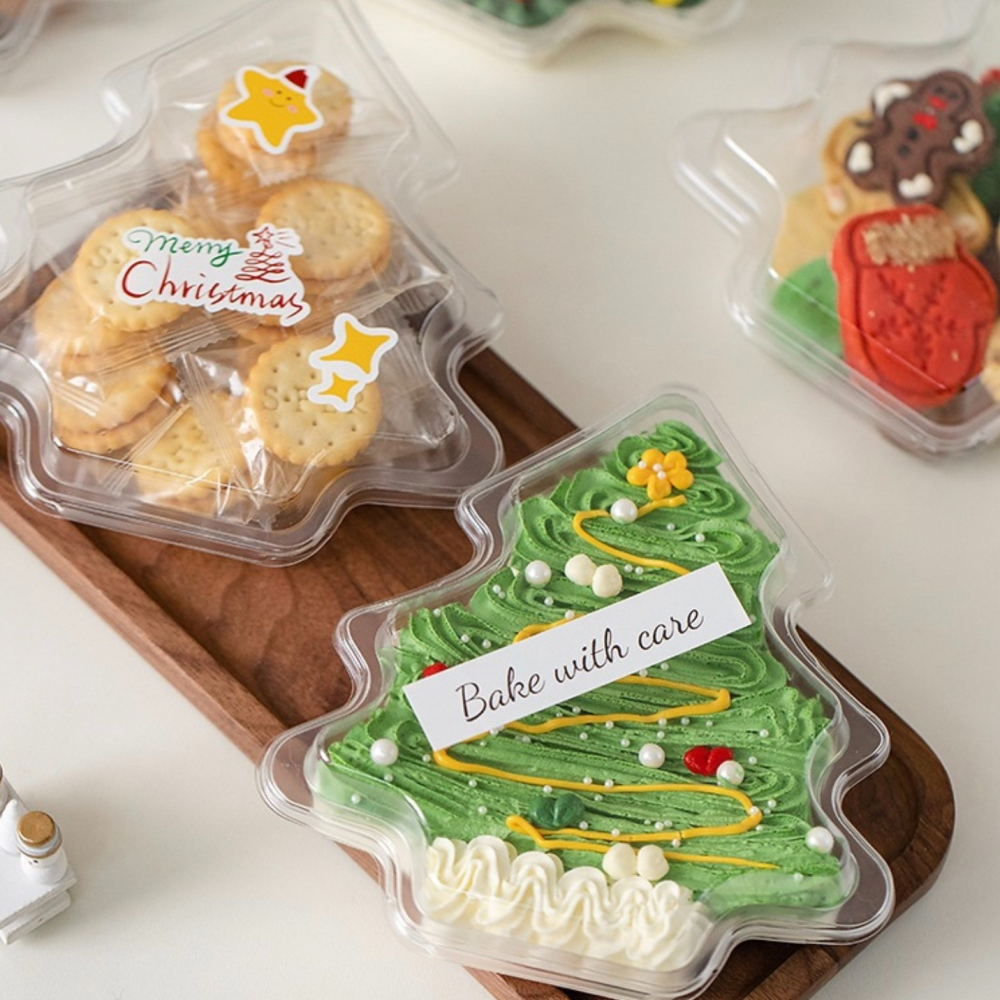 ◎5入◎聖誕樹造型天地蓋加厚防霧吸塑包裝盒/鮮水果塑料包裝盒/曲奇糖霜餅乾糖果禮盒/天地蓋PET吸塑盒-細節圖8