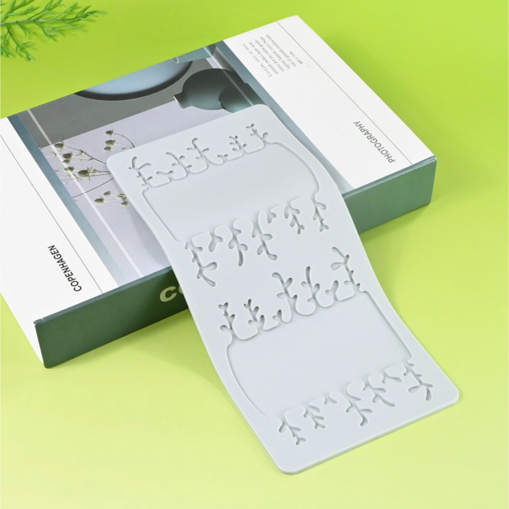 ◎2連◎樹苗捲翻糖蕾絲墊/意境菜脆片裝飾/西餐脆片翻糖蛋糕矽膠模/diy巧克力創意裝飾/烘焙裝飾分子料理印花模-細節圖2