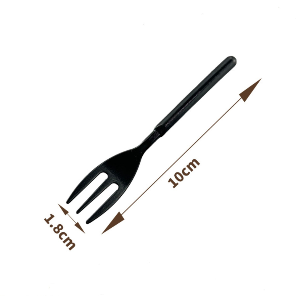 ◎10支◎一次性短柄三齒叉/甜點蛋糕西點塑膠叉/糕點水果叉/獨立包裝叉子-細節圖7