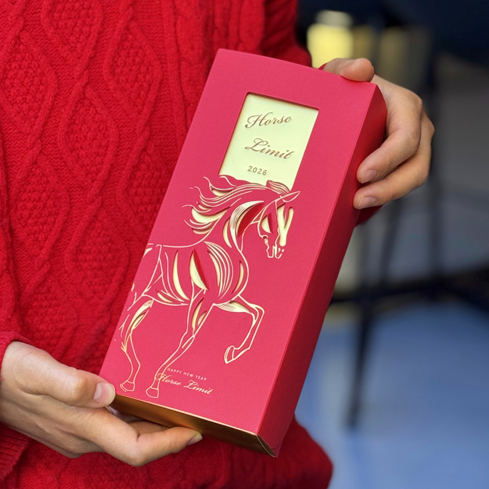 ◎2入◎兩格式馬年燙金包裝紙盒/馬年春節中式糕點綠豆糕曲奇雪花酥太妃糖果點心禮盒/2026年牛軋糖曲奇餅乾紙盒子-細節圖7