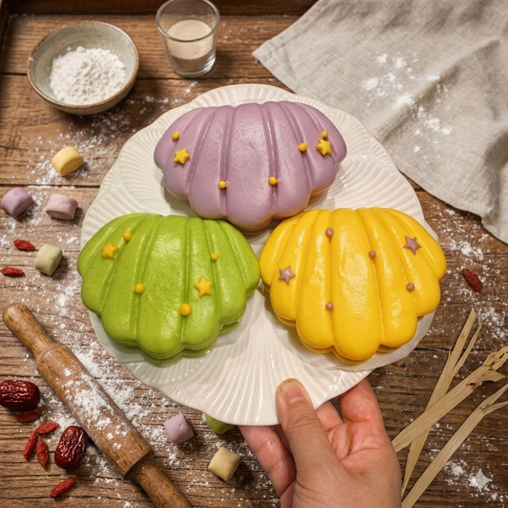 海洋貝殼造型饅頭模具/花樣麵點烘焙模具/創意卡通饅頭吐司造型切模-細節圖3