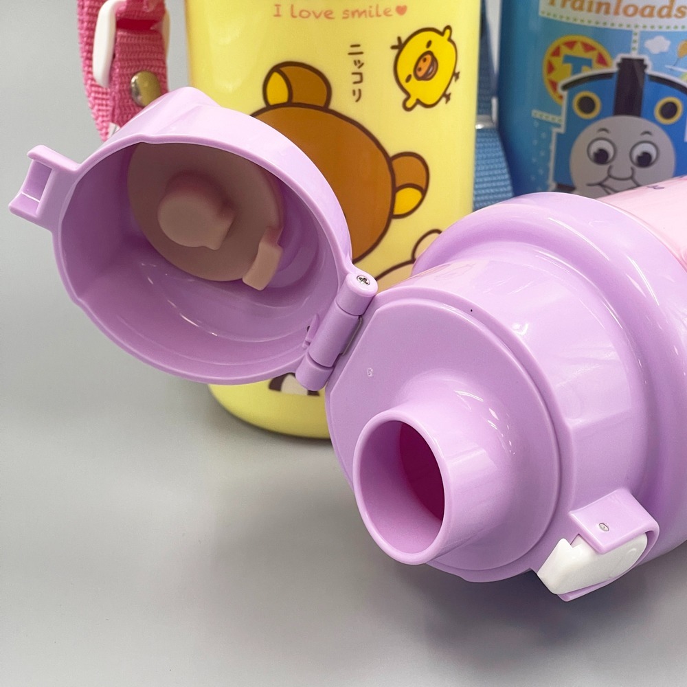 日本 OSK 兒童水壺 湯瑪士小火車 拉拉熊 HELLO KITTY 直飲水壺 600ML-細節圖2