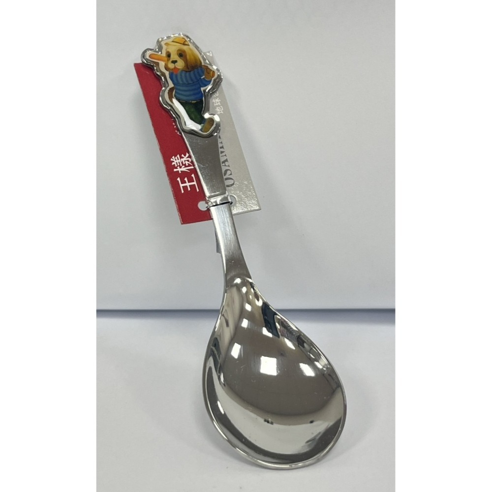 OSAMA 黃金系列 餐具 兔子匙 熊熊匙 大象匙 長頸鹿匙 小狗匙 小湯匙 兒童湯匙-細節圖2