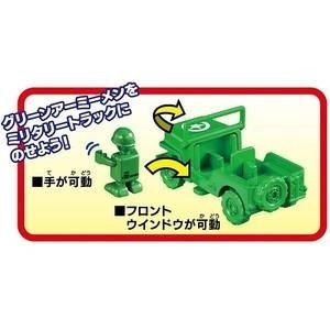 TOMICA 皮克斯 玩具總動員 綠色小士兵 軍事車 吉普車-細節圖3