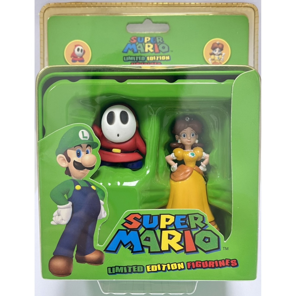 Super Mario 任天堂 超級瑪利歐 路易&栗寶寶 黛西&害羞小子 (附鐵盒) 2吋高-細節圖3