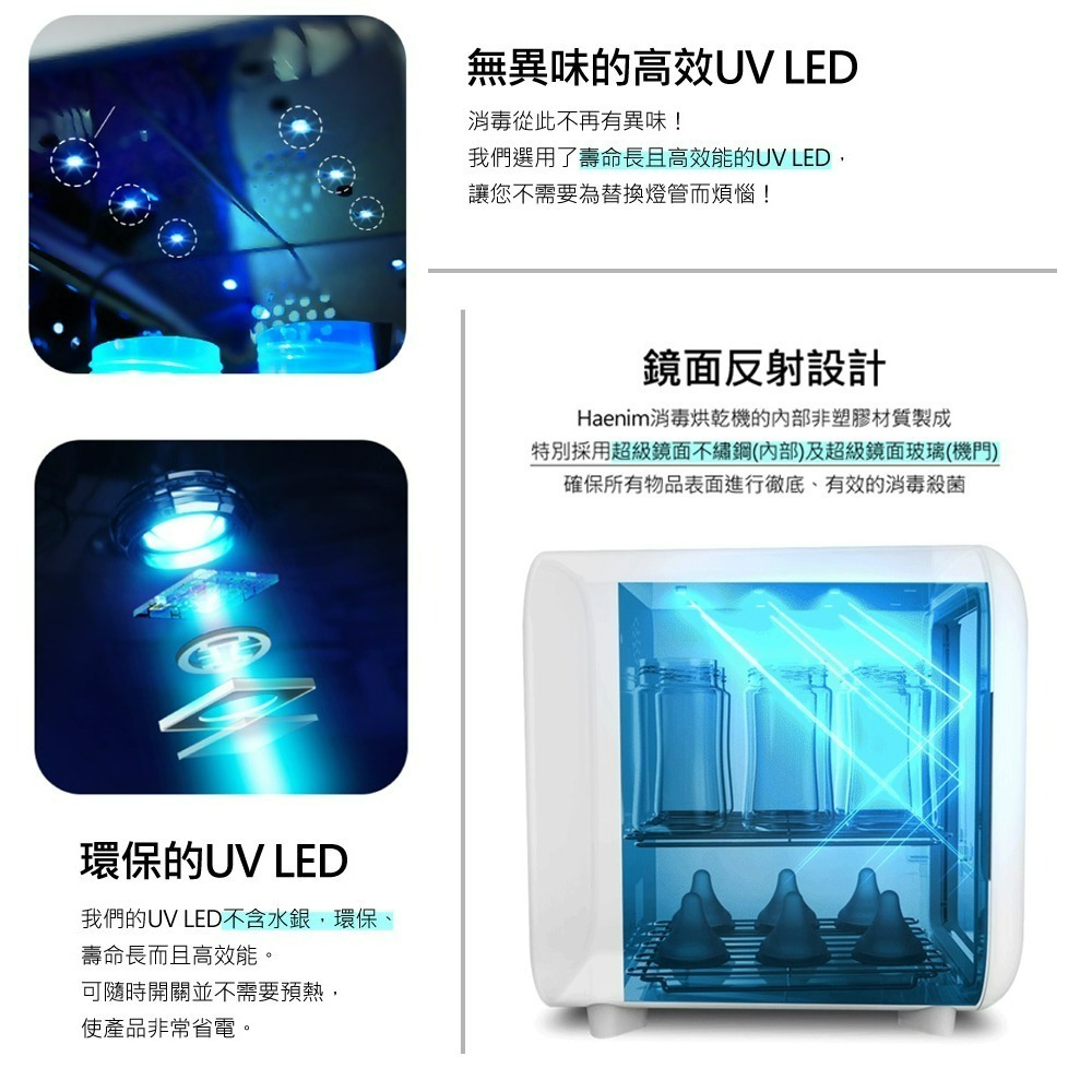 Haenim輕巧美型消毒機mini M1 迷你高效能 UV LED-細節圖6
