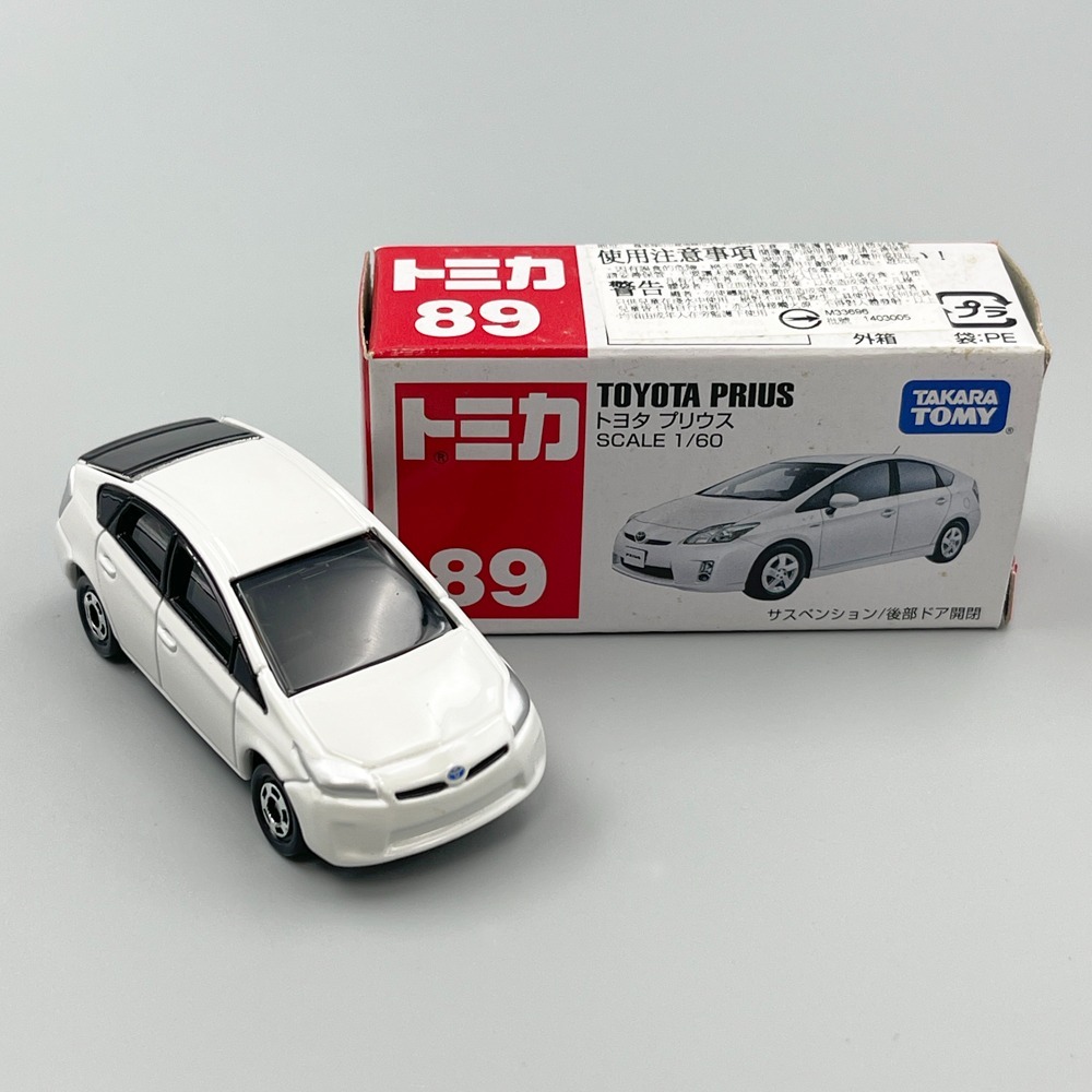 TOMICA TOYOTA PRIUIS NO.89(白) 小汽車/小車車/玩具車-細節圖4