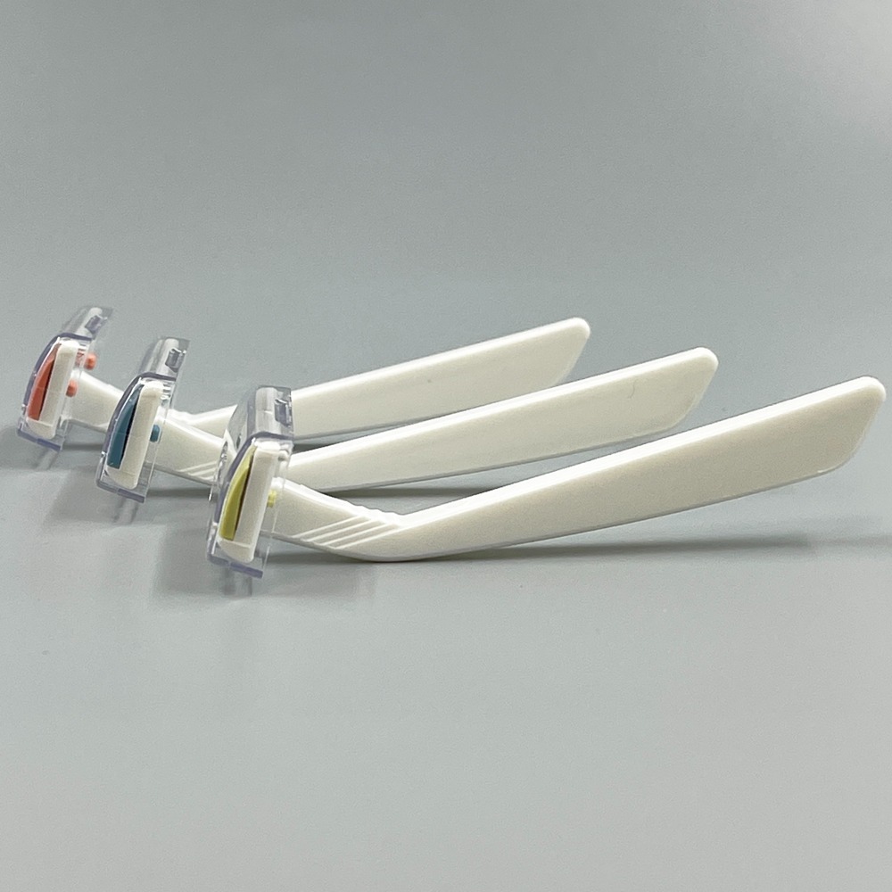 日本 貝印 附蓋 安全T型修眉刀 修毛刀 FRT3P250-細節圖2