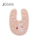 JOGAN 日本純棉 蘋果兔圍兜方巾 圍兜兜-規格圖8