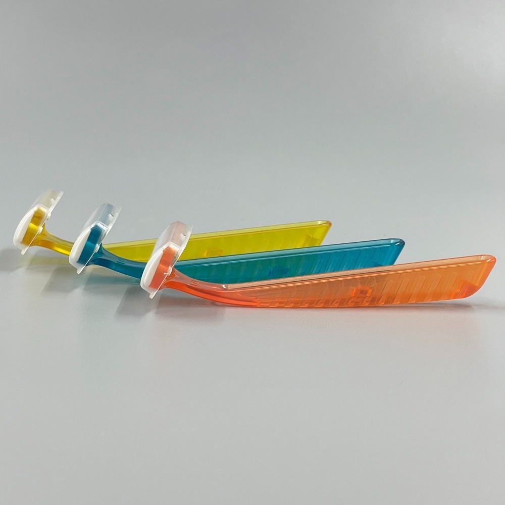 日本 貝印 附蓋 安全T型修眉刀 修毛刀-細節圖5