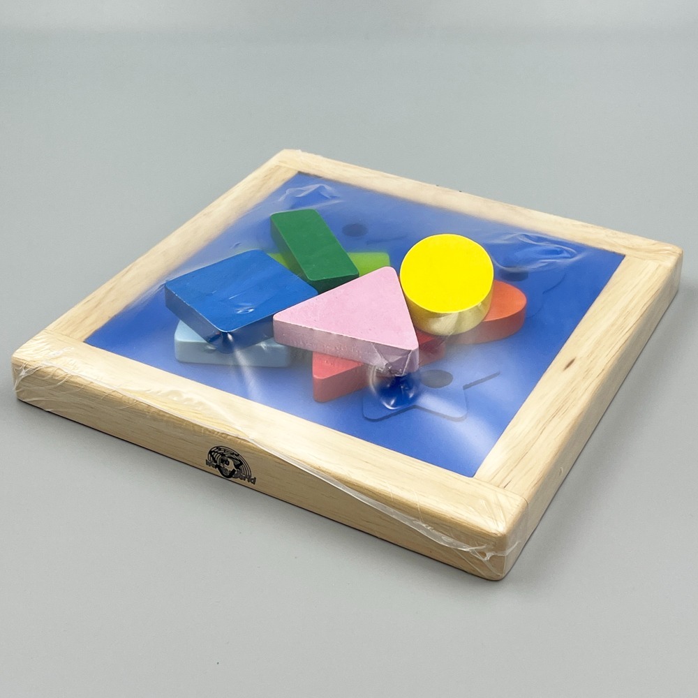 Wonderworld 泰國 旋轉幾何形狀組 積木 木質 益智 分類 遊戲-細節圖3