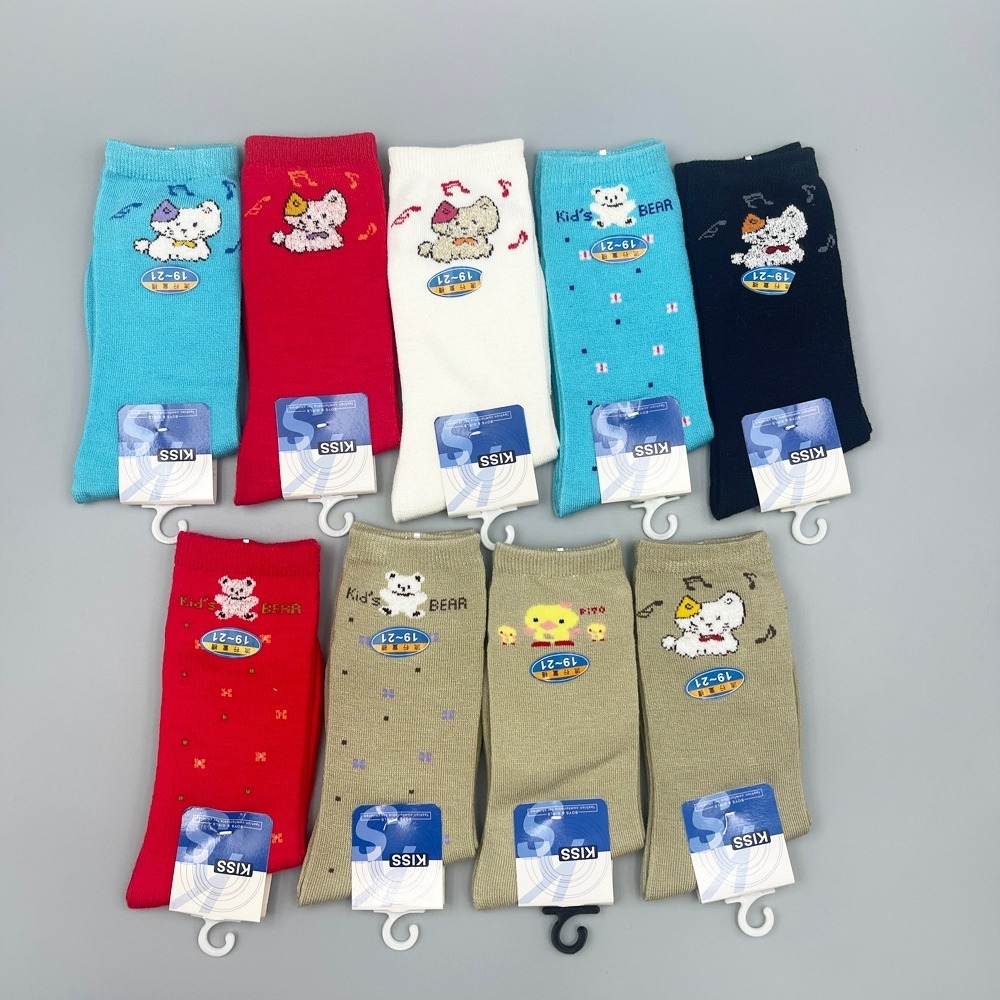 台灣製 KISS 1/2兒童襪(19-21CM) 男女童適用 中統襪 襪子-細節圖4