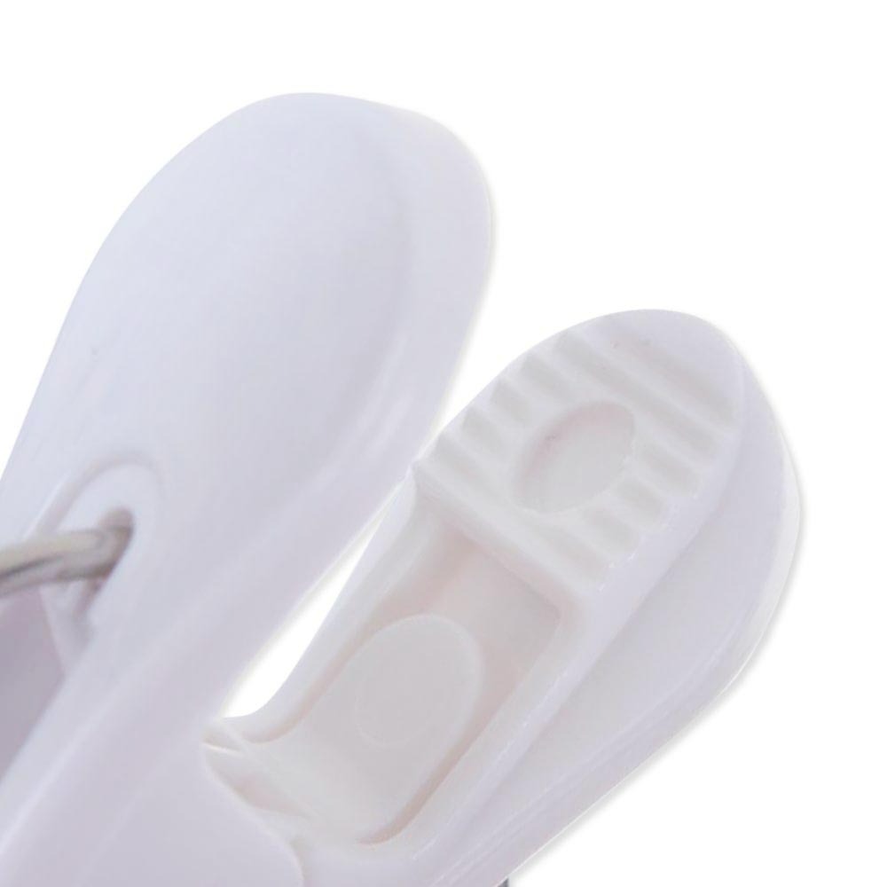 台灣製 花之漾 矩形(長方)折疊吊襪架 16夾 衣架 衣夾 襪夾 曬衣架 曬衣夾-細節圖2