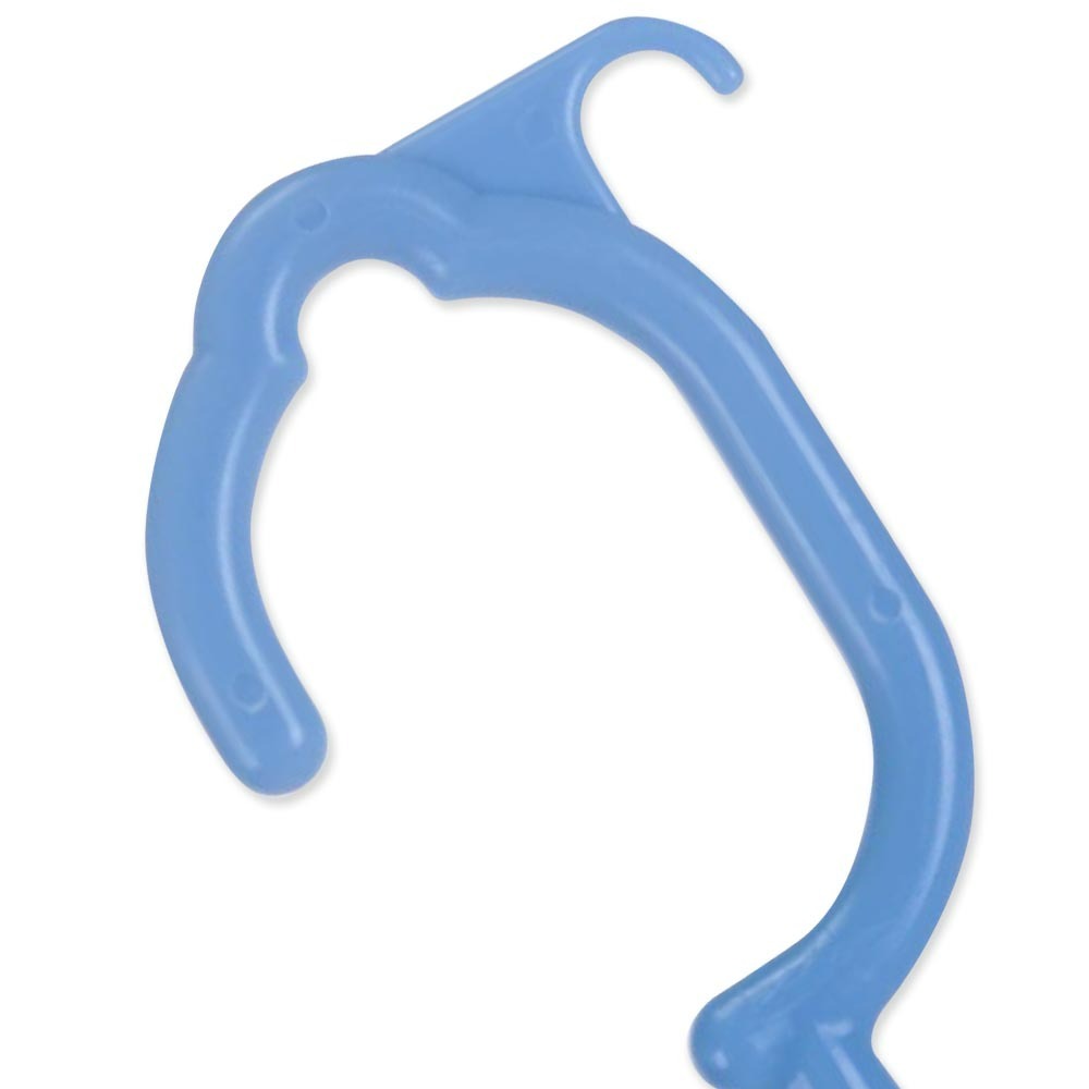 台灣製 花之漾 矩形(長方)折疊吊襪架 16夾 衣架 衣夾 襪夾 曬衣架 曬衣夾-細節圖3