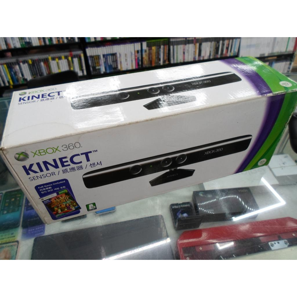 XBOX360 Kinect 感應器盒裝完整配件齊全新舊款皆可以使用-細節圖2