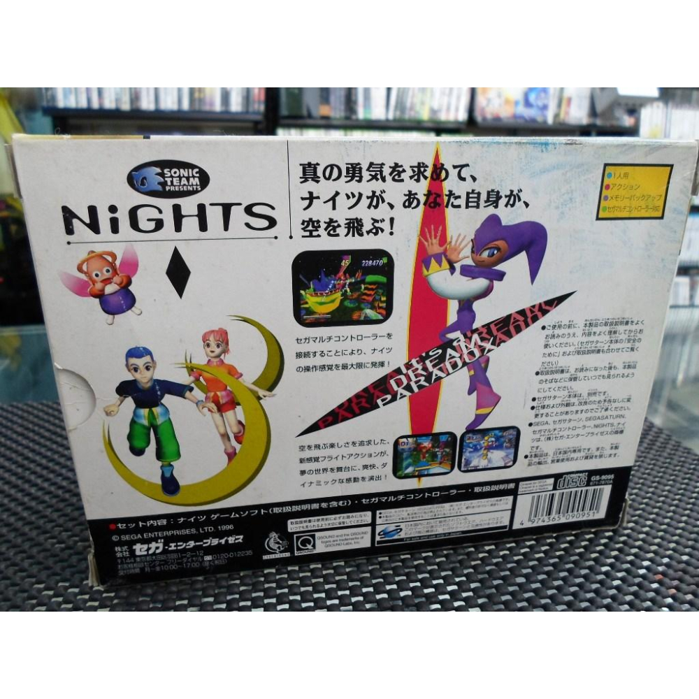 SEGA SATURN SS Nights Into Dreams 飛天幽夢特別限定版手把日本製造-細節圖2