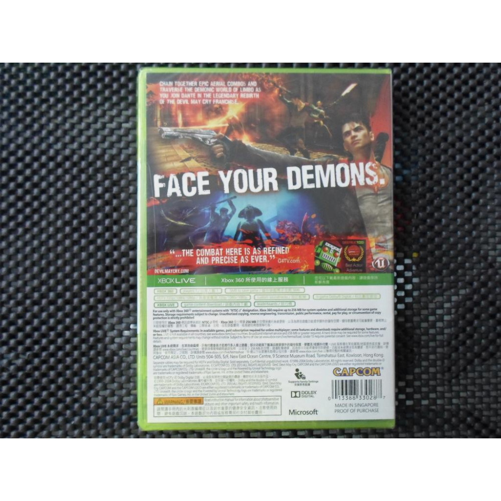 XBOX360 DmC：惡魔獵人 DMC デビル・メイ・クライ DmC Devil May Cry-細節圖2