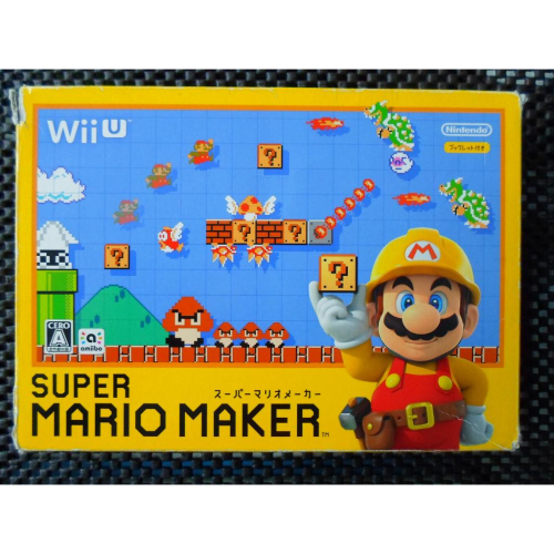 WIIU 超級瑪利歐製作大師 スーパーマリオメーカー Super Mario Maker含特典