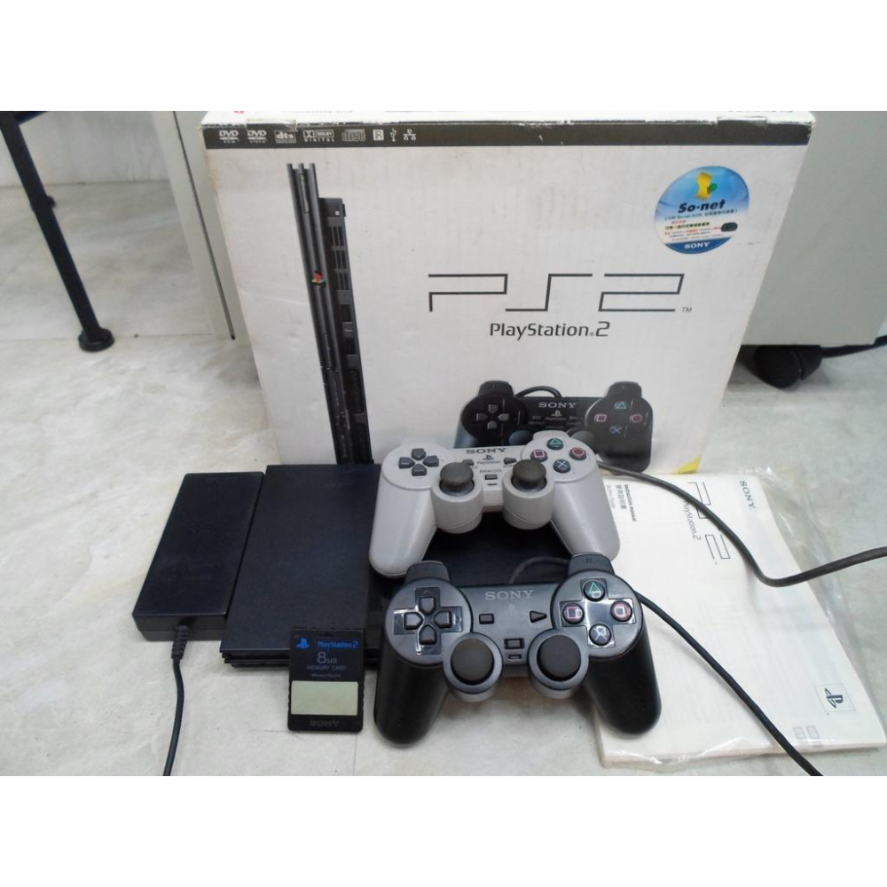 PS2家庭遊戲主機 SONY PlaySation2薄機SCPH-70007-細節圖6