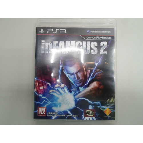 PS3遊戲片 惡名昭彰2 inFAMOUS 2 中英文合版